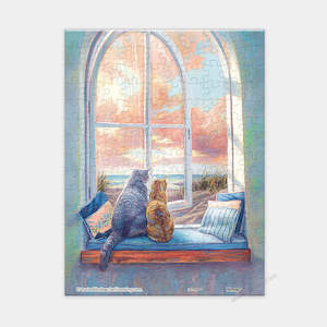 Showpiece Extra Small Puzzles: Enjoying the View - 150 Piece XS Jigsaw Puzzle