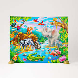 For Kids: Wild Animals - 80 Piece Junior Jigsaw Puzzle