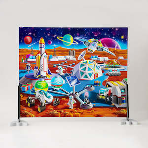 Colorful Spacestation - 120 Piece Junior Jigsaw Puzzle