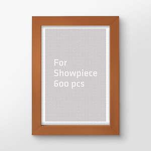 Showpiece Iframes For 600 Piece Puzzles: Rosewood Plastic Jigsaw Puzzle Frame (600pcs)