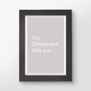 Showpiece Iframes For 600 Piece Puzzles: Dark Brown Plastic Jigsaw Puzzle Frame (600pcs)