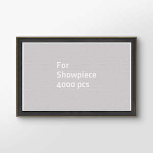 Showpiece Iframes For 4000 Piece Puzzles: Chestnut Professional Jigsaw Puzzle Frame (4000pcs)