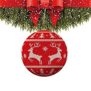 Red Forest - 3" Puzzle Ornament