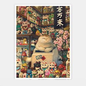 Showpiece 4800 Piece Puzzles: Maneki Neko's Shop - 4800 Piece Jigsaw Puzzle Pre Order Only