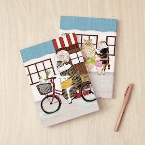 Incredible Cat World - A Rainy Grocery Shopping Day - A5 Book Cover