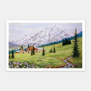 Showpiece 1000 Piece Puzzle: Mountainous Tranquility - 1000 Piece Jigsaw Puzzle