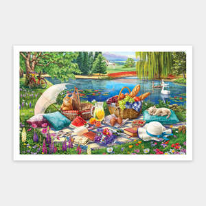 Kitten Picnic - 1000 Piece Jigsaw Puzzle