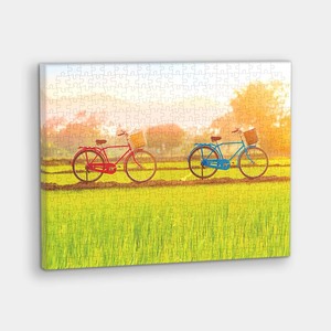 Away from the City - Sun - kissed Green Fields - 366 Piece Jigsaw Puzzle