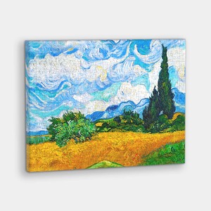 Wheat Field with Cypresses - 366 Piece Jigsaw Puzzle