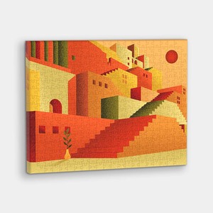 Showpiece Canvas Puzzles: Summer Glides Away - 366 Piece Jigsaw Puzzle