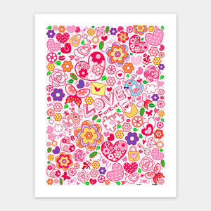 Showpiece 300 Piece Puzzles: Love Birds - 300 Piece Jigsaw Puzzle