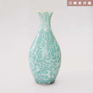 Glazed Relief Vase - 3D Puzzle Vase Jigsaw Puzzle