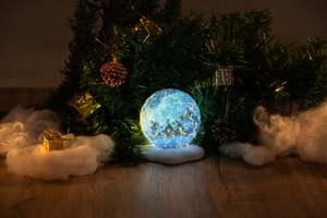 Led Puzzle Lights: Winter Magic - Puzzle Sphere Light Jigsaw Puzzle