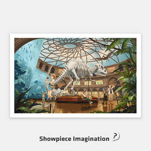 Night at the Nature Museum - 1000 Piece Jigsaw Puzzle (Mystery Puzzle)
