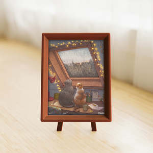 Showpiece Extra Small Puzzles: Raining Window - 80 Piece XS Jigsaw Puzzle