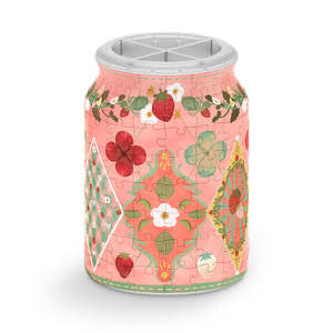 Puzzle Jars: Strawberry Days - Large Jar Jigsaw Puzzle
