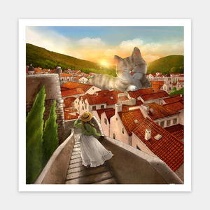 A Red Roof - 900 Piece Jigsaw Puzzle