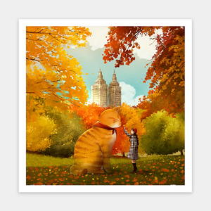 Showpiece 900 Piece Puzzles: Walking in Autumn - 900 Piece Jigsaw Puzzle