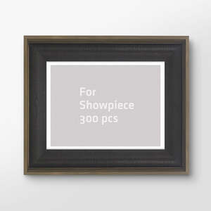 Showpiece 300 Piece Puzzles: Chestnut Professional Jigsaw Puzzle Frame (300pcs)