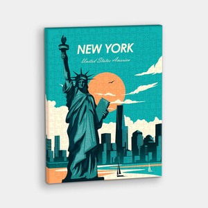 Sale: Days in New York - Statue of Liberty - 366 Piece Jigsaw Puzzle