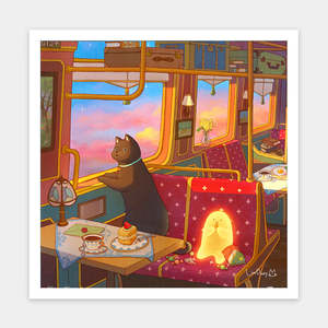 Showpiece 900 Piece Puzzles: Train Trip - 900 Piece Jigsaw Puzzle