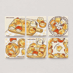 Sanrio - Baked Bread - Puzzle Magnet Combo (set of six) [D1188]