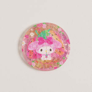 My Melody - Multicoloured Fruit - Strawberry - Puzzle Magnet [D1368]