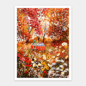 Showpiece 1200 Piece Puzzle: Autumn Camping - 1200 Piece Jigsaw Puzzle