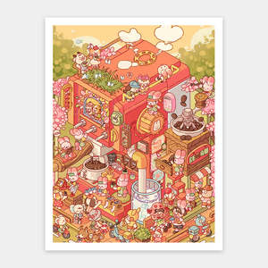 Coffee Studio 1200 Piece Jigsaw Puzzle for Framing