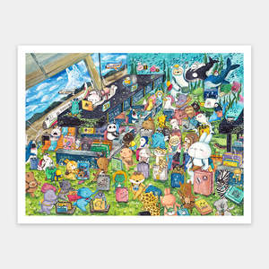 Let's Go Abroad - 1200 Piece Jigsaw Puzzle by Pintoo