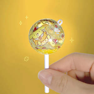 3d Puzzles: Pompompurin Series - Pudding Flavor - Lollipop Puzzle Keychain [A4009]