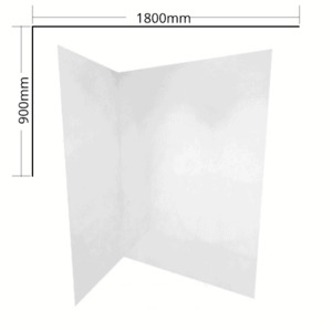 1800 X 900 Shower Liners: Shower Liner 2 sided 1800×900 Flat