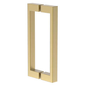 Frameless Shower Parts And Hardware: Rectangle D Shower Handle 250mm