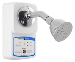 Products: Shower Timer Savings Calculator How much can I save with a shower timer ? Stop Water Waste With a NZ Shower Timer 10 minute shower, water timer, shower with timer