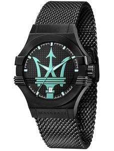 Watch: Maserati Potenza Aqua Edition Black Mesh Men's Watch R8853144002