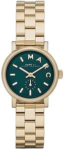 Marc By Marc Jacobs Baker Women's Green Gold Mini Watch MBM3249