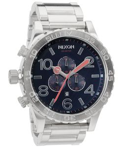 Sale: Nixon 51-30 Navy Blue Silver Men's Watch A083-307