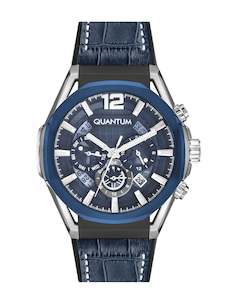 Sale: Quantum Powertech Men's Blue Dial Chronograph Watch – PWG970.699