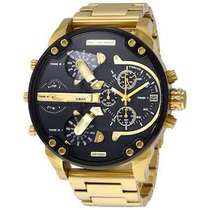 Diesel: Diesel Big Daddy Gold Men's Watch DZ7333
