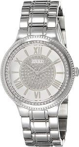 Guess: Guess Madison Silver Stainless Steel Women's Watch W0637L1