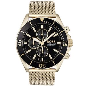 Hugo Boss: Hugo Boss Black & Gold Ocean Edition Men's Watch 1513703
