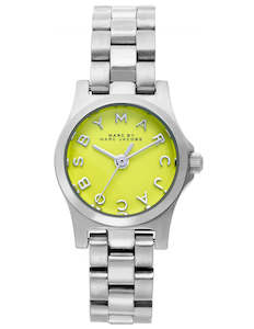 Marc By Marc Jacobs Henry Dinky Green Dial Ladies Watch MBM3201