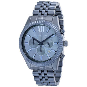 Michael Kors: Michael Kors Lexington Chronograph Blue Men's Watch MK8480