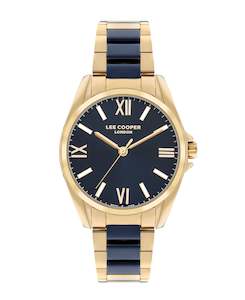Most Stock: Lee Cooper Women's 34 MM Gold Analog Green Dial Watch – LC07873.270