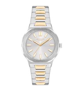 Most Stock: Lee Cooper Men's 43 MM Silver & Gold Analog Stainless Steel Watch – LC07952.230