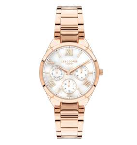 Most Stock: Lee Cooper Women's Multi Function White Mop Dial Watch – LC07456.420