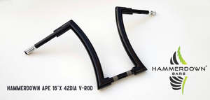 Handlebars: VROD Hammerdown 16" Ape Suit Harley Davidson