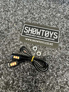 Black Alloy Number Plate Lights 3 LED