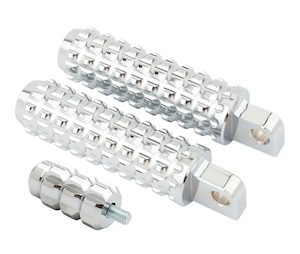 Frame: Harley Chrome Grenade Peg Set