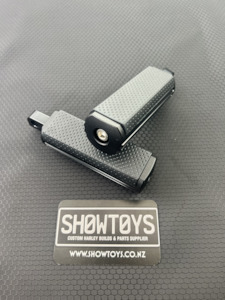 Harley Black Billet Pegs